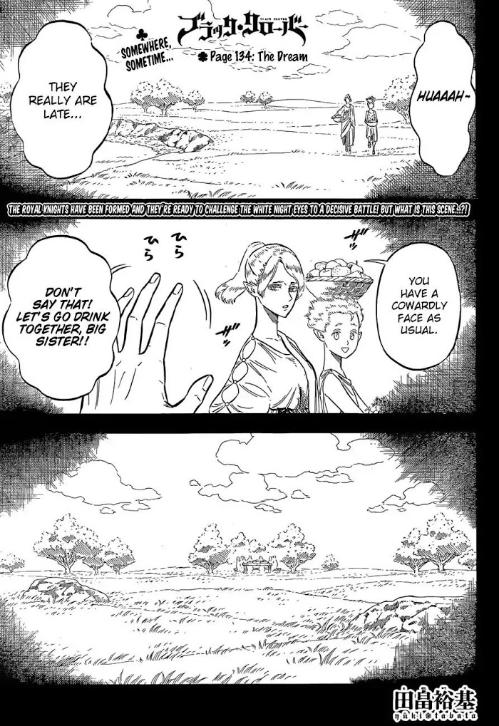 Black Clover Chapter 134 Page 1