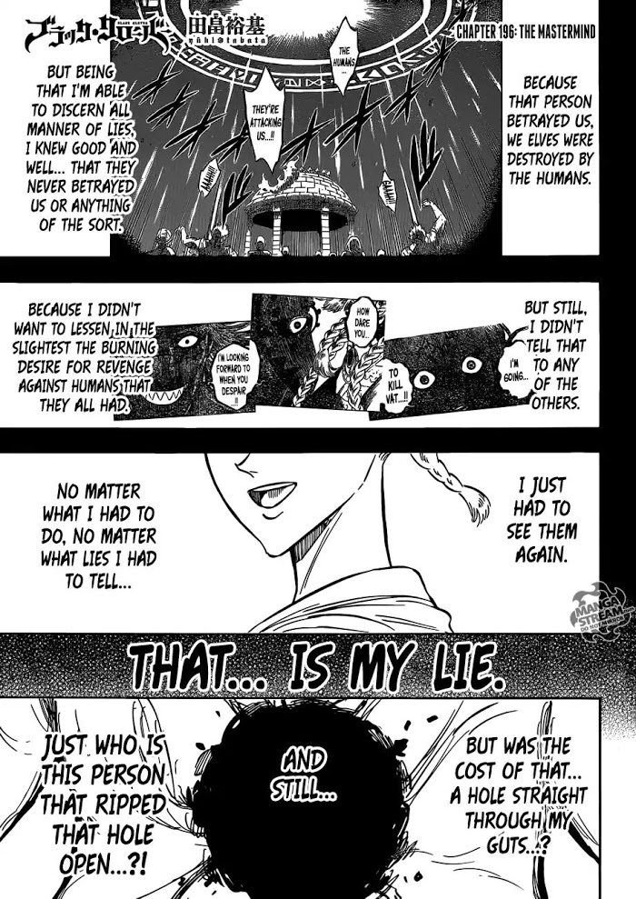 Black Clover Chapter 196 Page 1