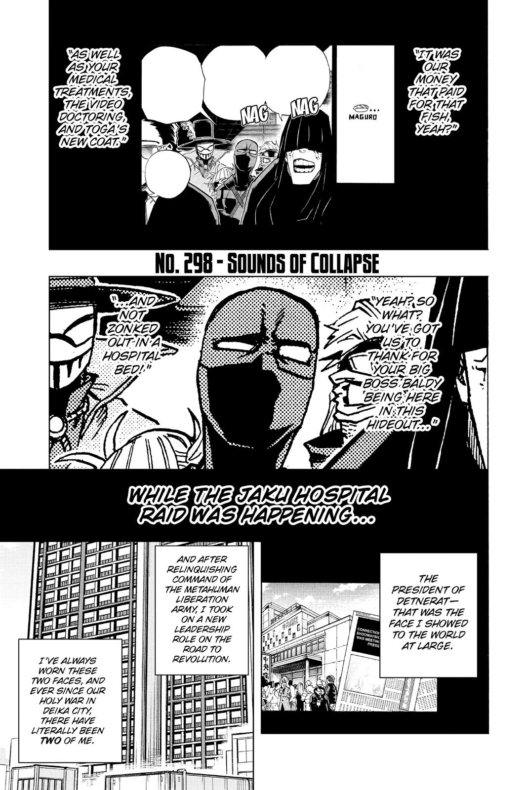 Boku no Hero Academia My Hero Academia Chapter 298 Page 1