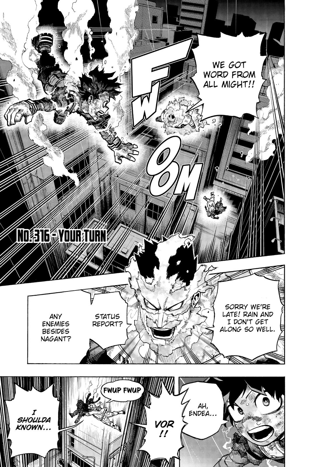 Boku no Hero Academia My Hero Academia Chapter 316 Page 1