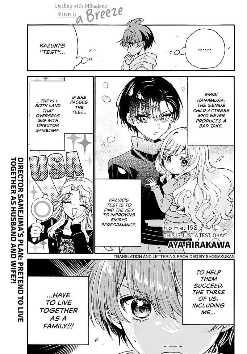 Dealing with Mikadono Sisters Is a Breeze Chapter 198 Page 2